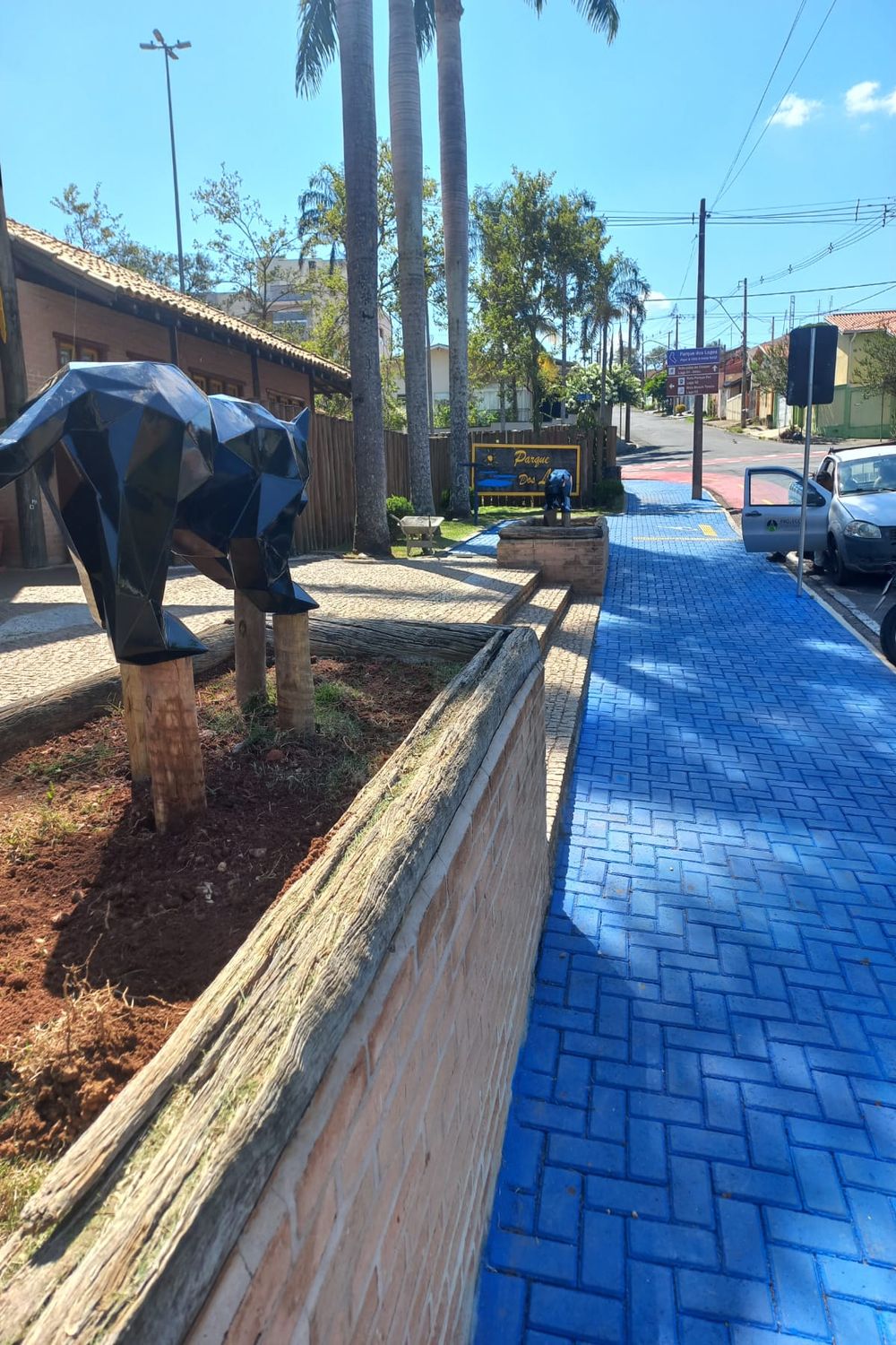Calçadas/Ciclovia - Parque dos Lagos - Jaguariúna-SP
