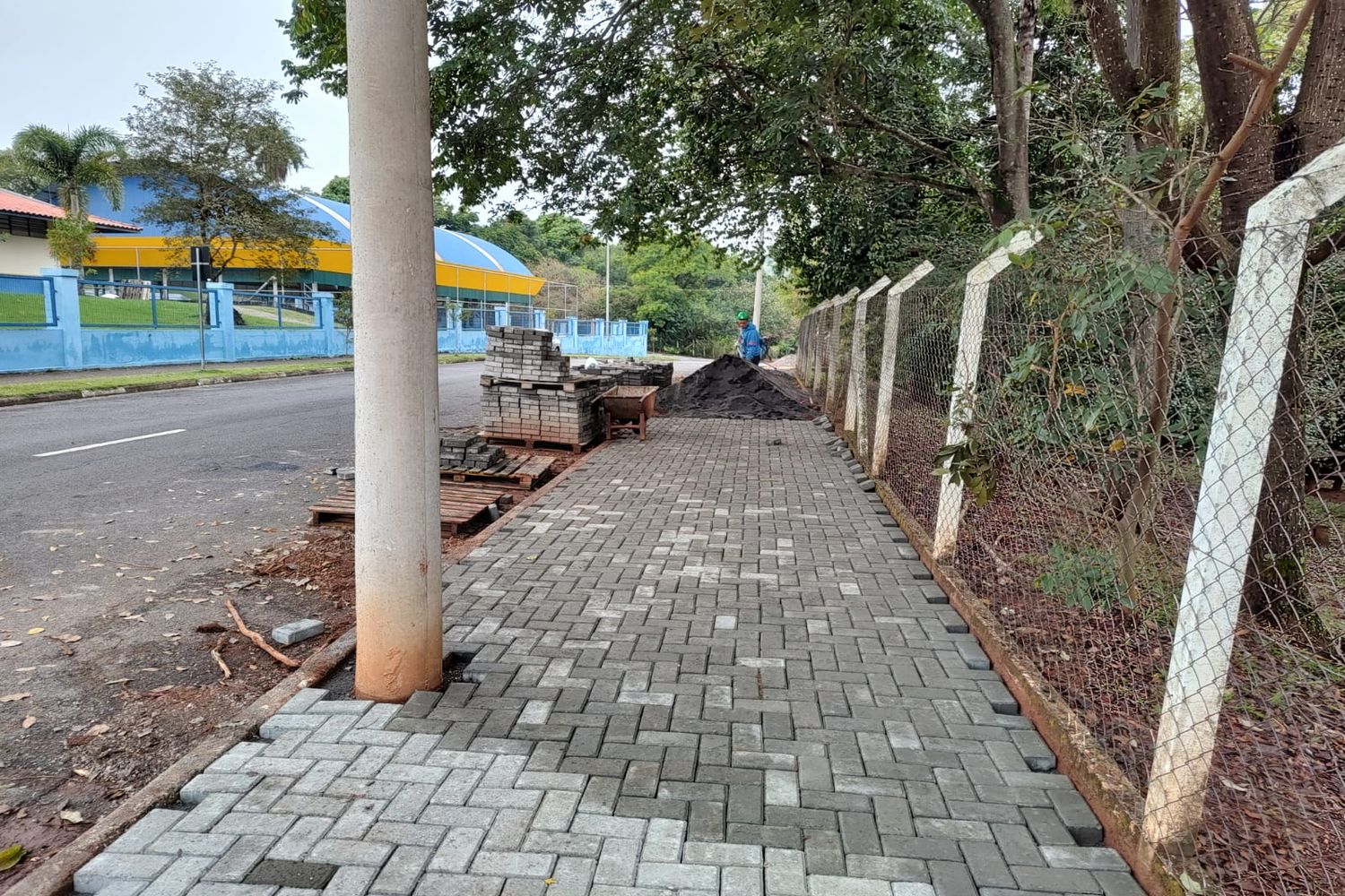 Calçadas do Parque dos Lagos - Jaguariúna - Ciclovia